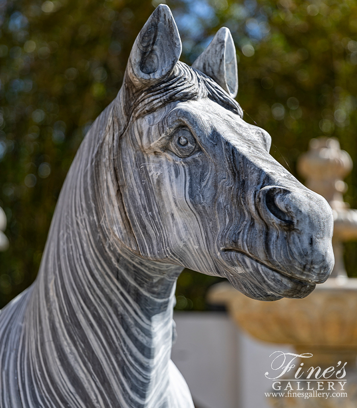 Marble Statues  - Marble Horse - MS-308